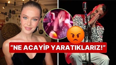 Burcu Biricik, Cem Adrian'ın Sahnede Yüzüne Su Şişesi İsabet Etmesi Sonrası Ateş Püskürdü!