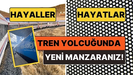 Hızlı Trende Cam Kenarı Bilet Alan Yolcunun Karşılaştığı 'Manzara' Sosyal Medyada Gündem Oldu!