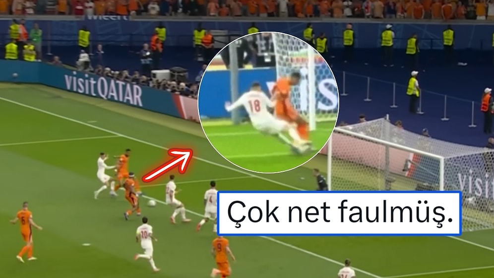 Bu Açıyı Hiç Görmemiş Olabilirsiniz! Hollanda'nın Attığı İkinci Golde Faul Var mı?