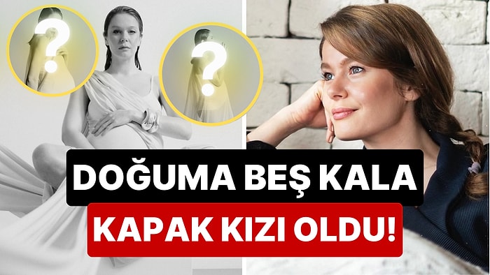 Doğuma Günler Belki de Saatler Kala Kapak Kızı Oldu: Karnında Burcu Biricik'in Vogue Pozları Hayran Bıraktı!