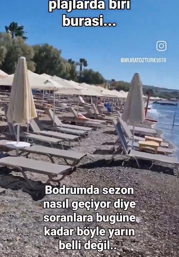 Bodrum esnafları sosyal medya hesaplarından bir bir sezonun boş geçtiğine dair paylaşımlar yapıyor.