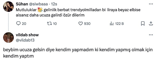 Tabii bunun ekonomik bir tercih olmadığını da belirtti.