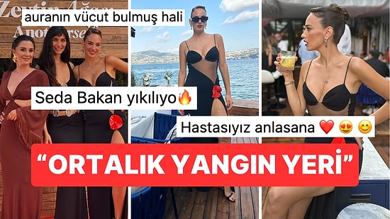 Seda Bakan Binlerce Liralık Derin Yırtmaçlı Elbisesiyle Zeytin Ağacı 2 Galasında Esti Geçti!