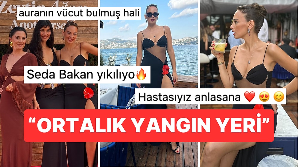 Seda Bakan Binlerce Liralık Derin Yırtmaçlı Elbisesiyle Zeytin Ağacı 2 Galasında Esti Geçti!