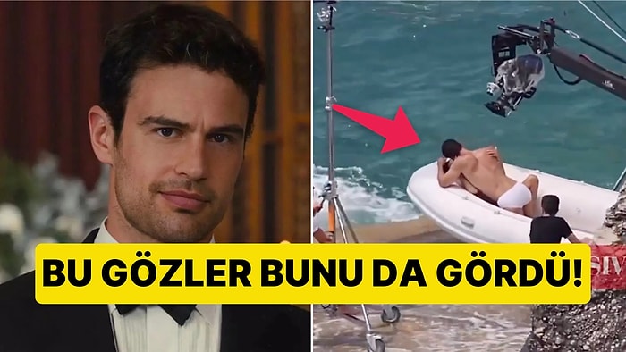 Yakışıklı Oyuncu Theo James Reklam Çekiminde Beyaz İç Çamaşırıyla Görüldü!