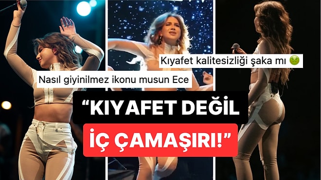 "Gözlerim Ağrıdı!": Ece Mumay'ın Konserde Giydiği Pot Duran Sahne Kıyafeti Fena Topa Tutuldu!