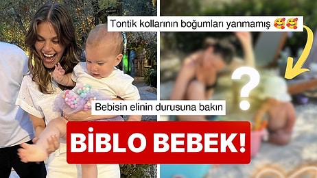 Kızıyla Her Karesi Olay Olan Aslı Enver'in Elay'la İlk Kumdan Kale Girişimi Aklınızı Kaybetmenize Sebep Olacak