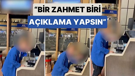 Uçağı Rötar Yapan Bir Kadın Mikrofonun Başına Geçip Anons Yaptı: “Bir Zahmet Biri Açıklama Yapsın”