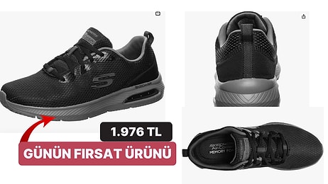 Günün Fırsatı: Çok Satanlar Listesinin Yıldızı Skechers Erkek Dyna-air Spor Ayakkabı İndirimde!