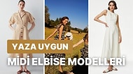 2024 Modası Yazlık Midi Elbise Modelleri
