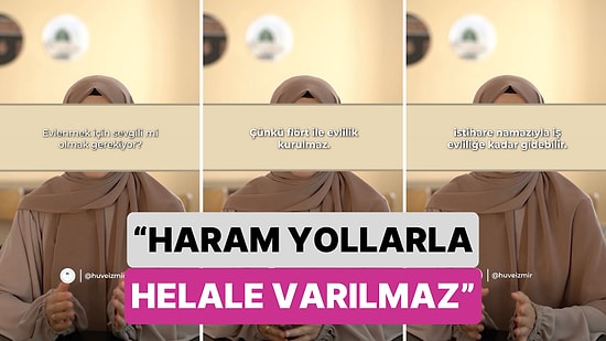 "Flört Etmek Haram" Diyen Bir Kadın İstihareye Yatarak Evleneceğiniz Kişiyi Seçebileceğinizi Söyledi