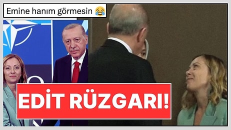 Editler Havada Uçuştu: Meloni'nin Cumhurbaşkanı Erdoğan'a Bakışları Gündem Oldu!