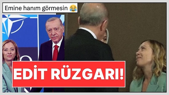 Editler Havada Uçuştu: Meloni'nin Cumhurbaşkanı Erdoğan'a Bakışları Gündem Oldu!