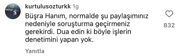 Gelen yorumlar ise bu şekilde oldu. 👇