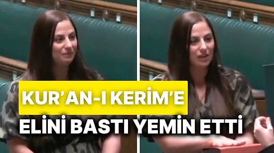 İngiltere Avam Kamarası’nda Üyeler Arasına Giren İlk Türk Kur’an-ı Kerim’e El Basarak Yemin Etti