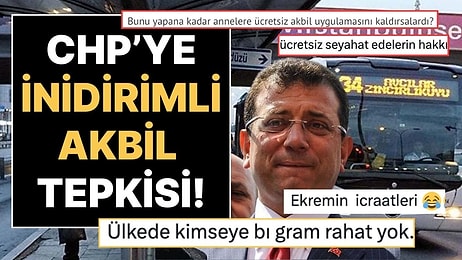 İndirimli Akbile Yaş Sınırı Getirilmesine Tepkiler Büyüdü: Ekrem İmamoğlu'na Sert Eleştiriler!