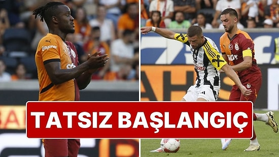 Galatasaray Yeni Sezon Öncesi İlk Hazırlık Maçından Üzgün Ayrıldı