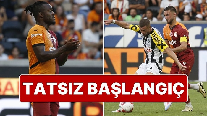 Galatasaray Yeni Sezon Öncesi İlk Hazırlık Maçından Üzgün Ayrıldı