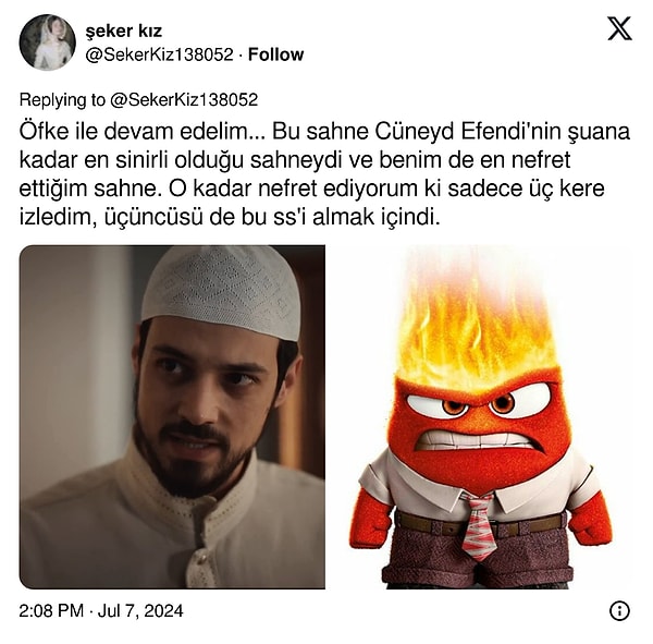 Cuk oturmuş...