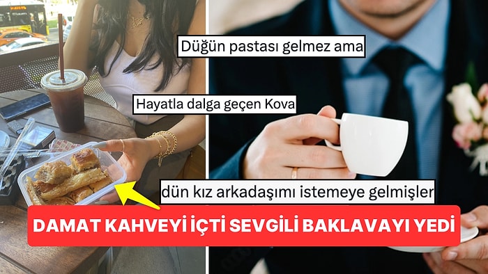 Sevgilisini İstemeye Geldiler! Damat Kahveyi İçti Sevgili İsteme Baklavasına Talip Oldu!