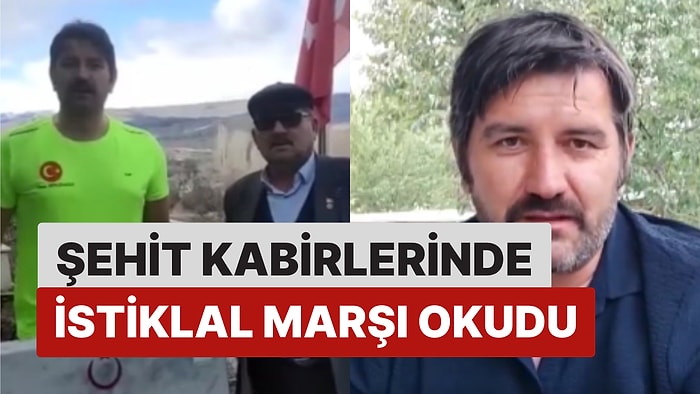 Çankırı'daki Vatandaş Köy Köy Gezdi: Şehit Kabirlerinin Başında İstiklal Marşı Okudu