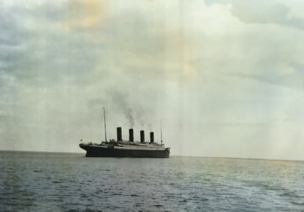 Titanic'in batmadan önceki son karesi, tarih 1912.