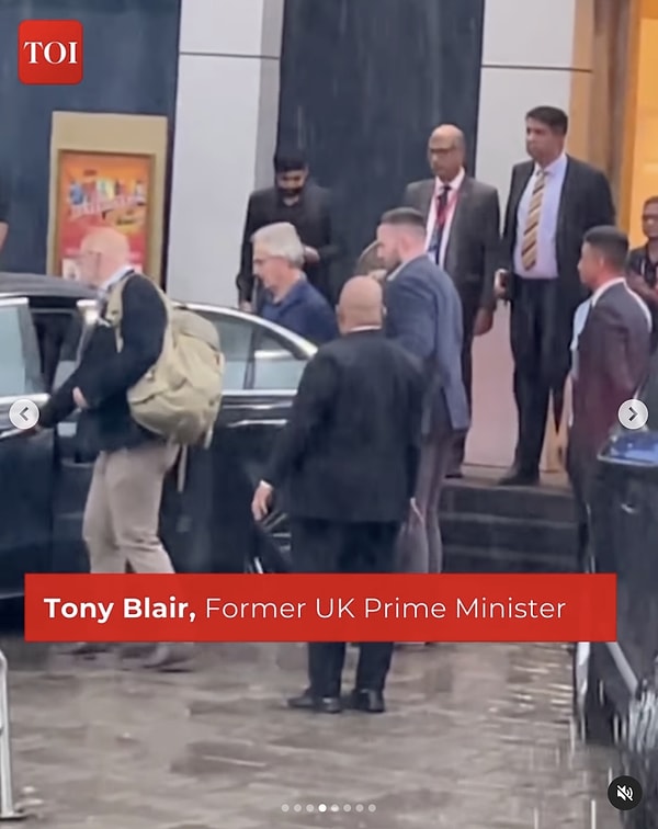 Eski İngiltere Başbakanı Tony Blair de Hindistan'da görüntülendi!