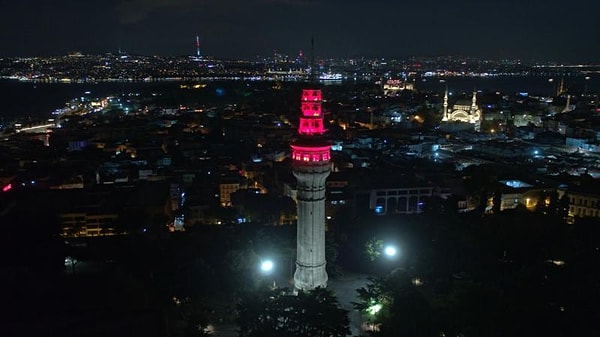 Kırmızı ışık, havanın ertesi gün karlı olacağını,