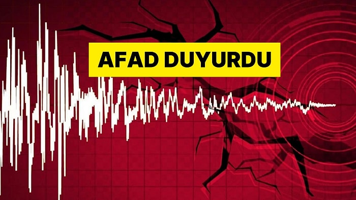 AFAD Duyurdu: Van Gölü'nde Deprem