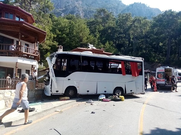 Kazanın ardından bölgede jandarma ekiplerince inceleme başlatıldı.