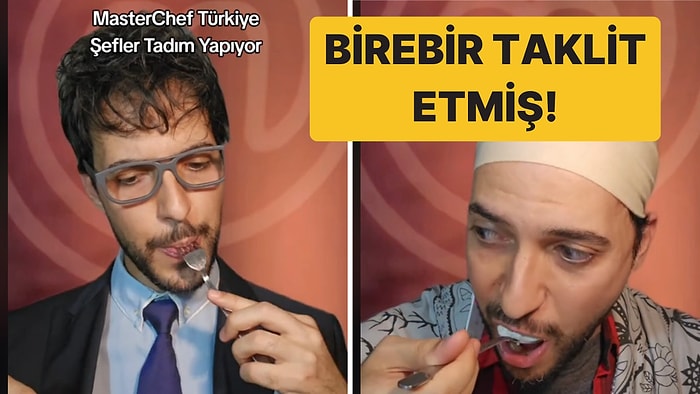 MasterChef Jürilerinin Tadımını Taklit Eden TikTok Fenomeni Kahkaha Attırdı