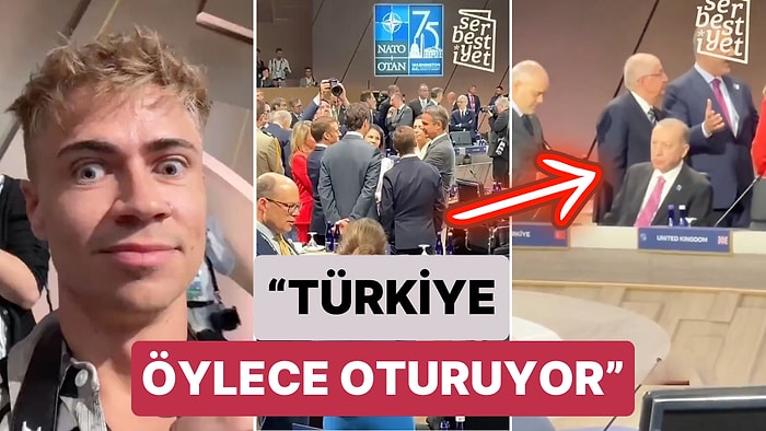 11 Milyon Takipçisi Olan TikTok Kullanıcısı Dylan Page NATO Zirvesine Giderek Liderlerin Tavırlarını Yorumladı