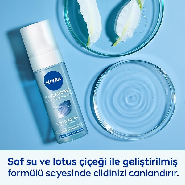 9. NIVEA Yüz Yıkama Köpüğü Canlandırıcı, Normal Ciltler 150 ml