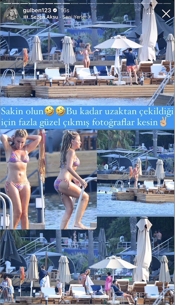 Herhangi bir paylaşımına ya da hikayesine Seren Serengil'in adını dahi eklemeyen Gülben Ergen'in "sakin olun" notlu paylaşımı elbette dikkatlerden kaçmadı.