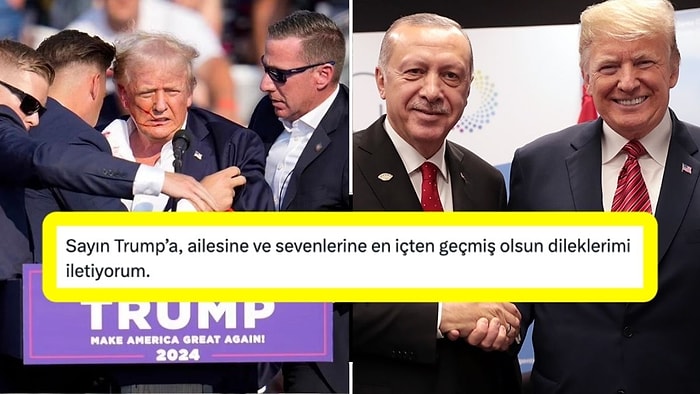 Cumhurbaşkanı Erdoğan'dan Donald Trump'a Geçmiş Olsun Mesajı