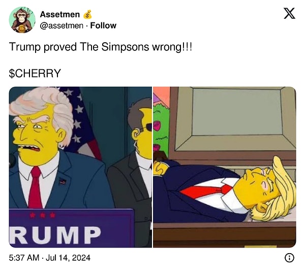 'Trump, Simpsonları haksız çıkardı!'