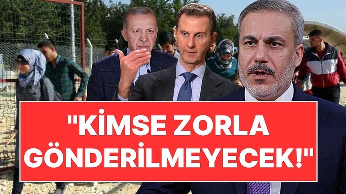 Hakan Fidan'dan Esad-Erdoğan Görüşmesine İlişkin Açıklama: "Kimse Zorla Gönderilmeyecek"