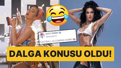 Dalga Konusu Oldu: Euro 2024 Finalinde İngiltere'yi Destekleyen Katy Perry Yanlış Bayrak Atınca Tiye Alındı!