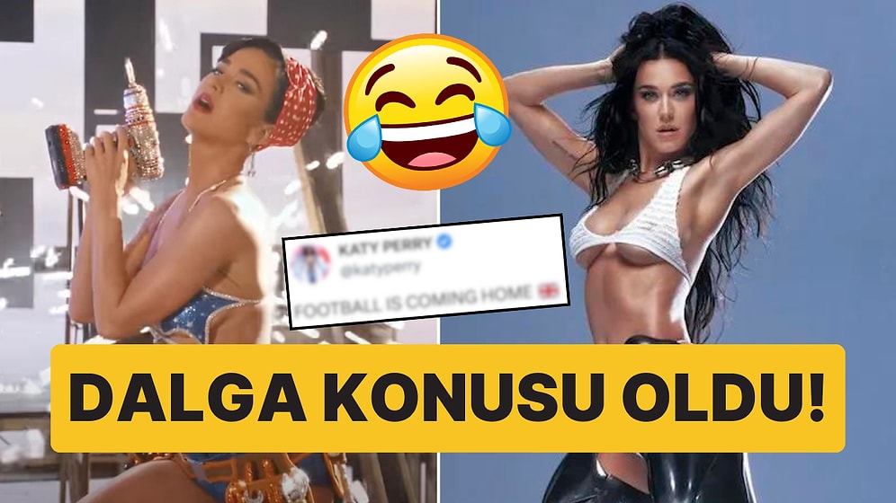Dalga Konusu Oldu: Euro 2024 Finalinde İngiltere'yi Destekleyen Katy Perry Yanlış Bayrak Atınca Tiye Alındı!