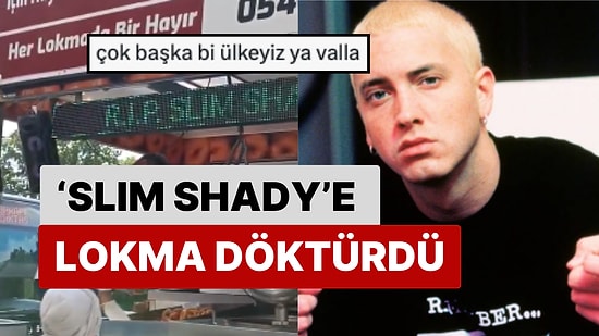 Saykoluğun Böylesi: İstanbul'da Eminem'in 'Slim Shady' Karakterinin Ölümü İçin Lokma Döktürüldü!