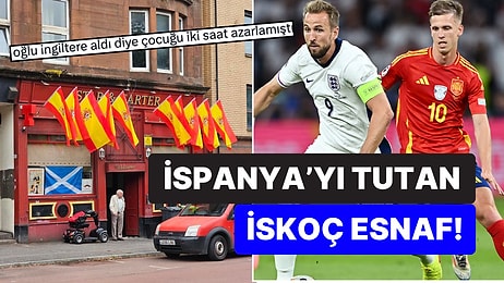 Euro 2024 Finalinde İspanya'yı Destekleyen İskoç Esnafa İskoç Şarkıcı Lewis Capaldi de Destek Atmış!