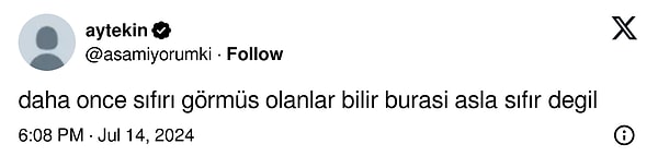 Kullanıcıya gelen yorumlarda, hayata gerçekten sıfırdan başlamanın daha boş bir oda gerektirdiği dile getirildi.