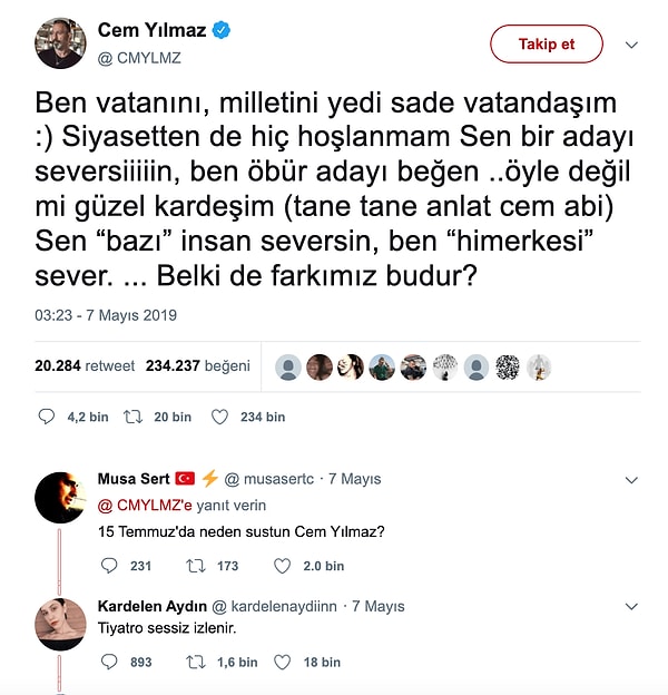 Tepkilerin üzerine Cem Yılmaz açıklama yapıp bu durumu açıklığa kavuşturmuştu. Fakat...