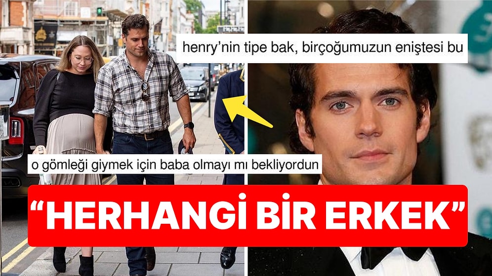 'Baba Gömleği' Giyerek Boy Gösteren Henry Cavill ve Sevgilisinin Mutlu Aile Pozu Dillere Fena Düştü