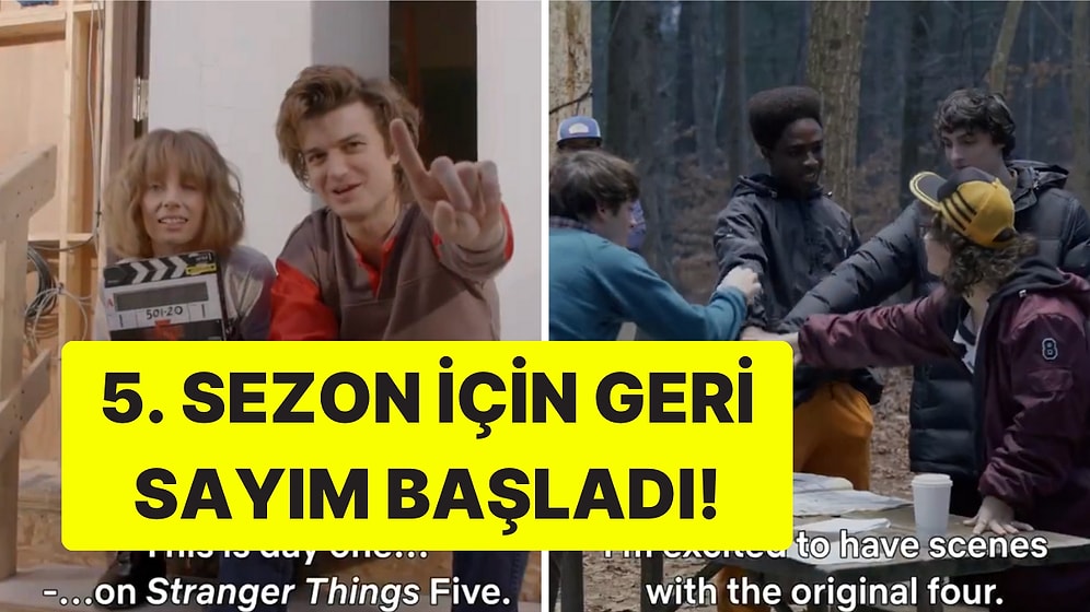 Gözümüz Yollarda Kaldı: Stranger Things'in 5. Sezonuna Özel Video Yayınlandı!