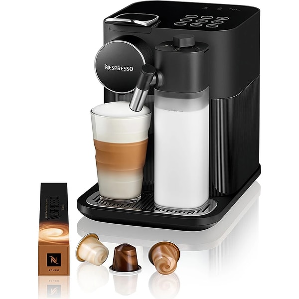 1. Nespresso F541 Gran Latissima Süt Çözümlü Kahve Makinesi,Siyah