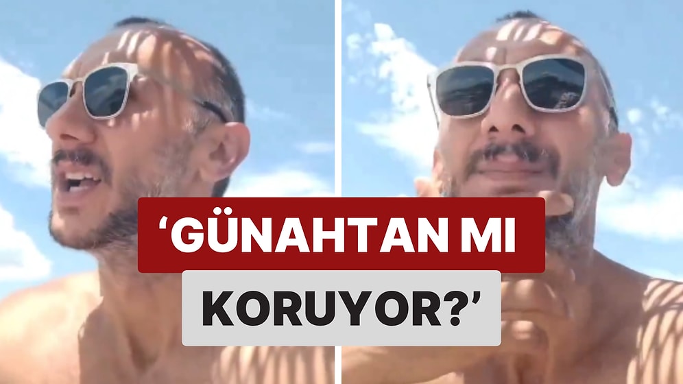 Haşemayla Denize Giren Kadınlar Hakkında Tepki Çekecek Söylemlerde Bulunan Adam