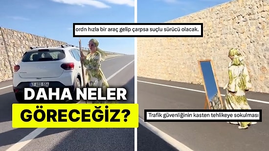 Daha İyi Fotoğraf Çekebilmek İçin Yanında Boy Aynası Taşıyan Influencer "Gerek Var Mıydı?" Dedirtti