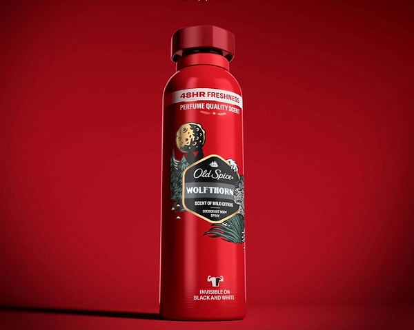 1. Old Spice Wolfthorn Erkekler İçin Sprey Vücut Deodorantı 150 ml