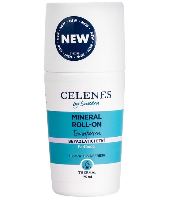 6. Celenes Thermal Roll-On Beyazlatıcı Tannforsen 75 ml